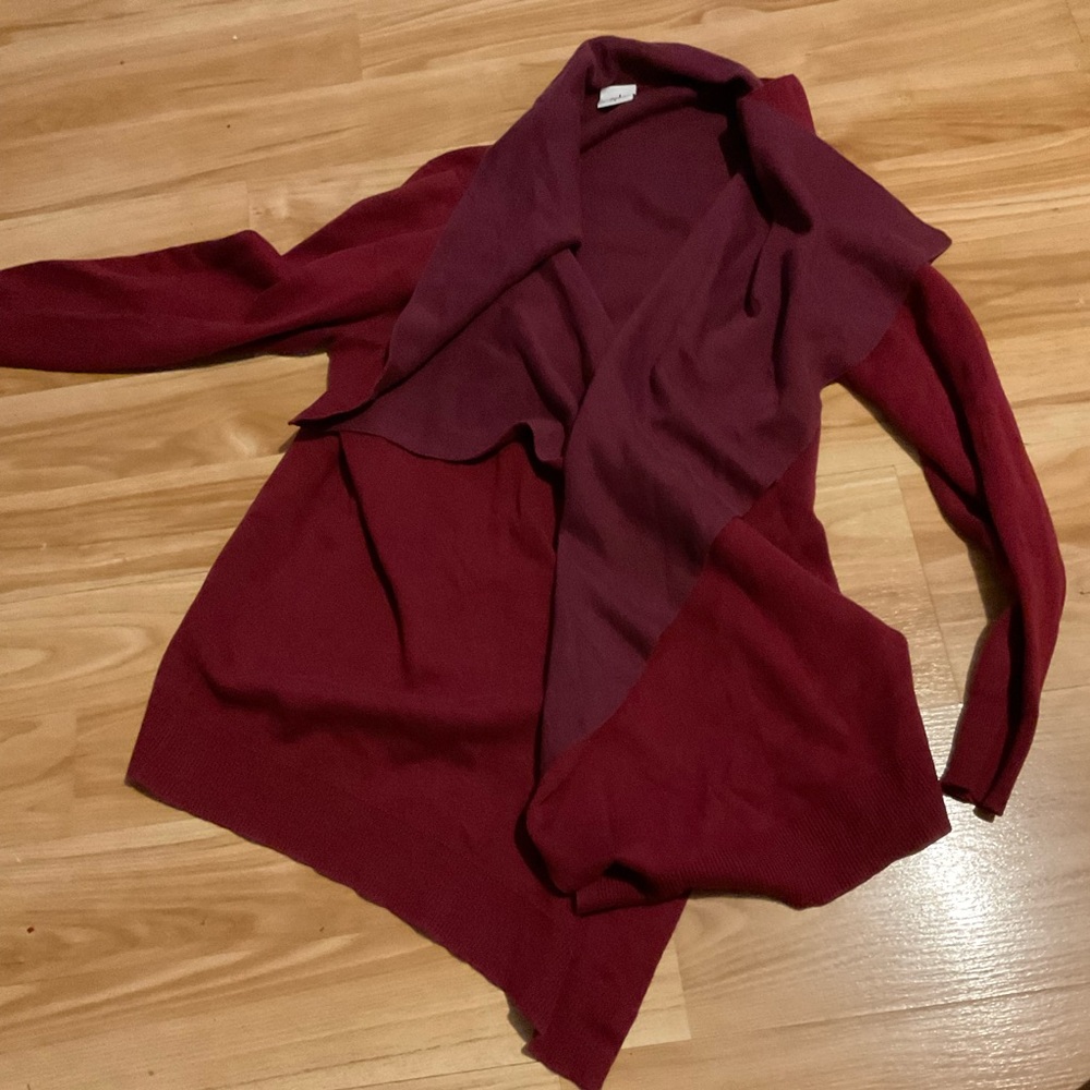 Cabi 3479 Burgundy‎ Women's Sweater - Picture 4 of 4